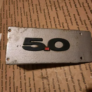 1986-1995 Ford Mustang 5.0L Tubular GT40 Cobra Intake Manifold Plaque Lightning
