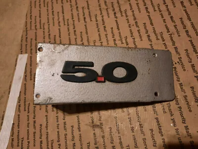 1986-1995 Ford Mustang 5.0L Tubular GT40 Cobra Intake Manifold Plaque Lightning