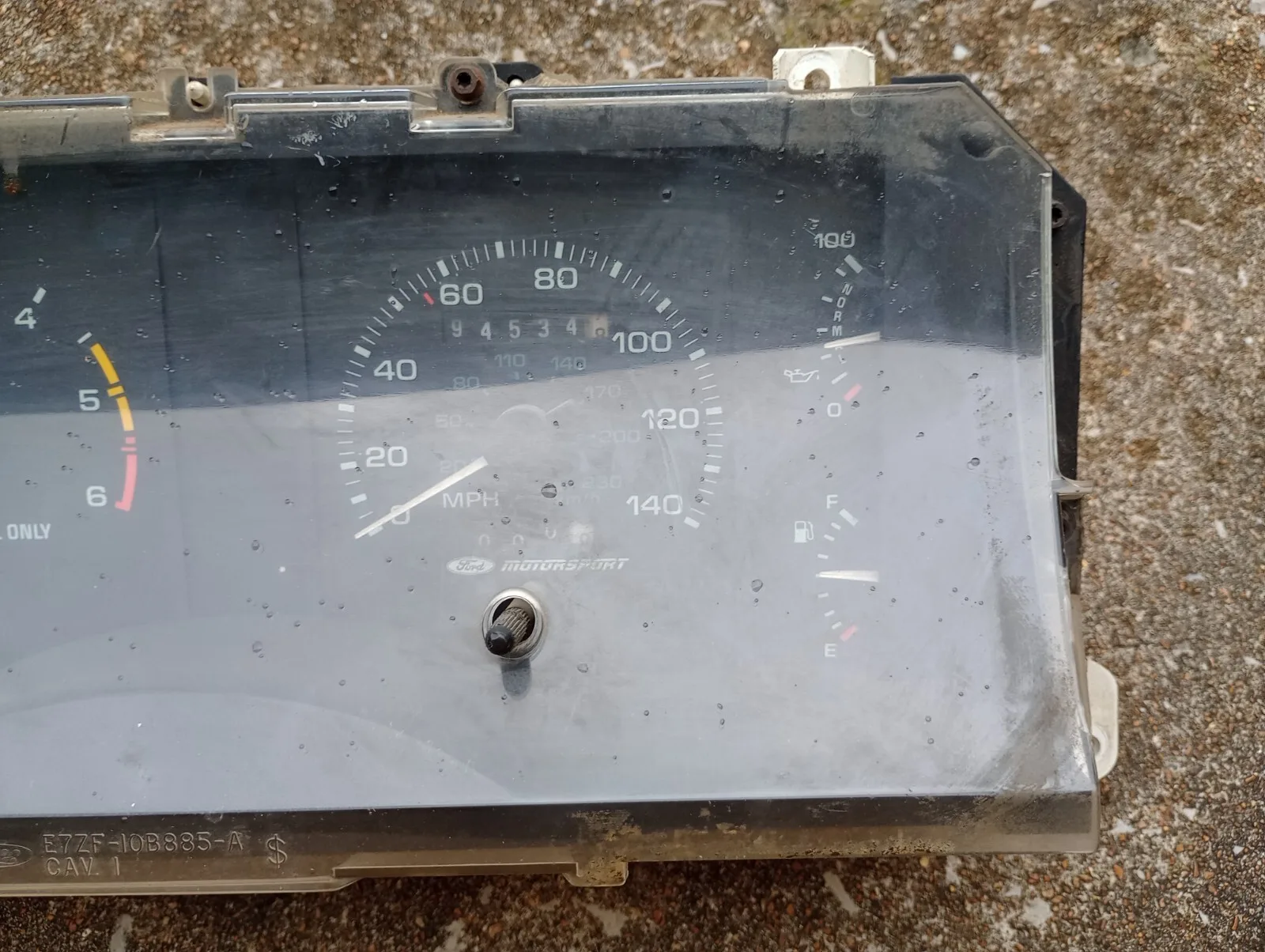 1987-89 MUSTANG LX GT 140 MPH SSP Cobra SPEEDOMETER GAUGE INSTRUMENT CLUSTER GT - Image 3