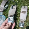 1990-1993 Ford Mustang GRAY OEM Seat belts GT LX Hatchback Front & Rear