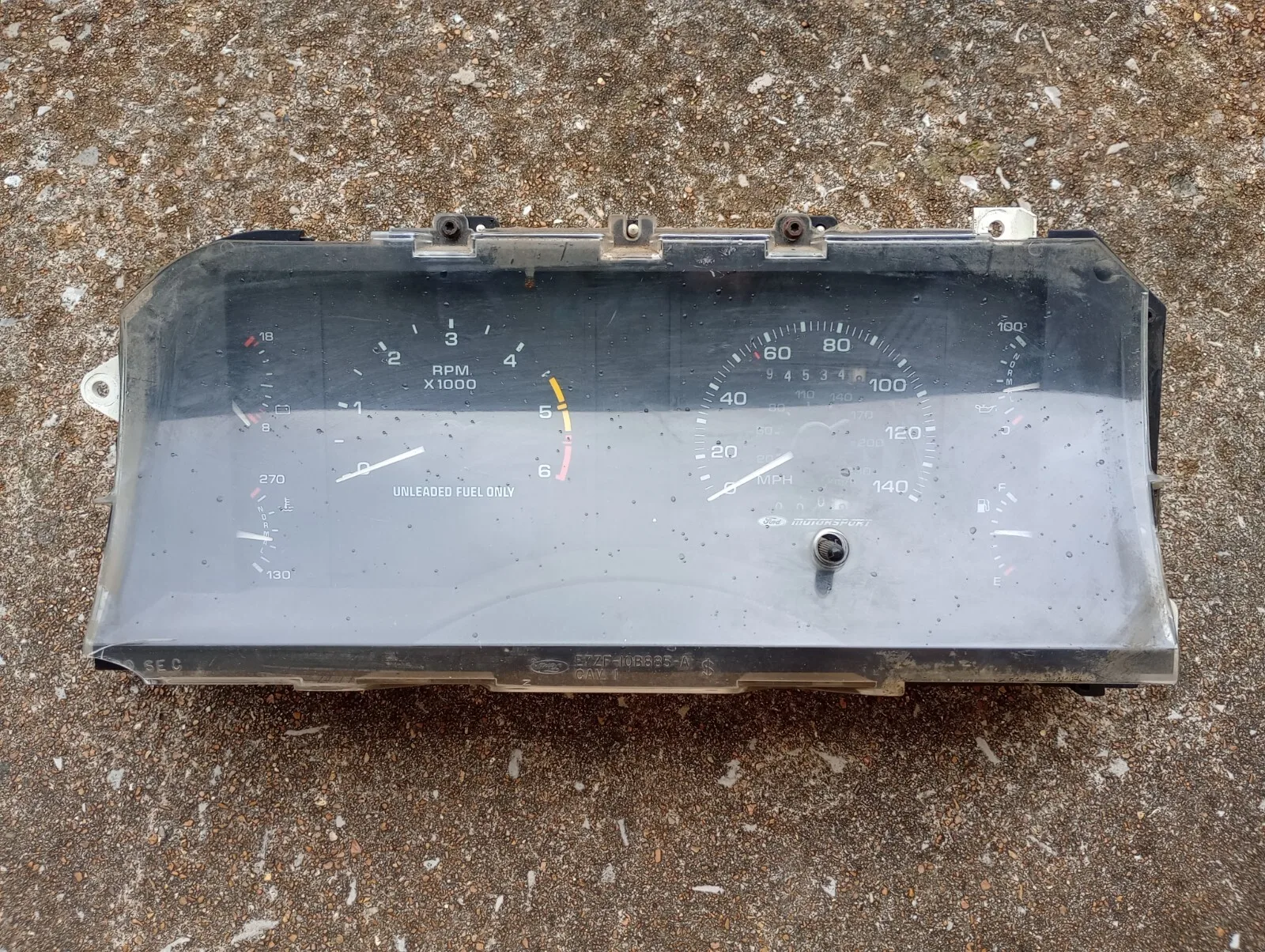 1987-89 MUSTANG LX GT 140 MPH SSP Cobra SPEEDOMETER GAUGE INSTRUMENT CLUSTER GT - Image 4