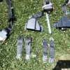 1990-1993 Ford Mustang BLACK OEM Seat belts CONVERTIBLE only Front & Rear GT LX
