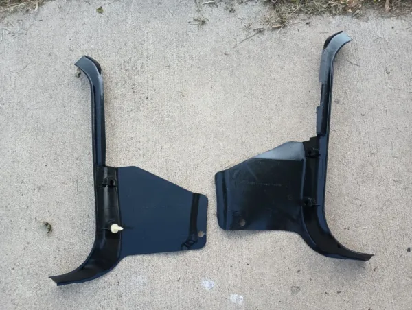 1990-1993 Ford Mustang 5.0L OEM Black Kick Panel SIde Pieces 5.0L Cobra SVT SVO