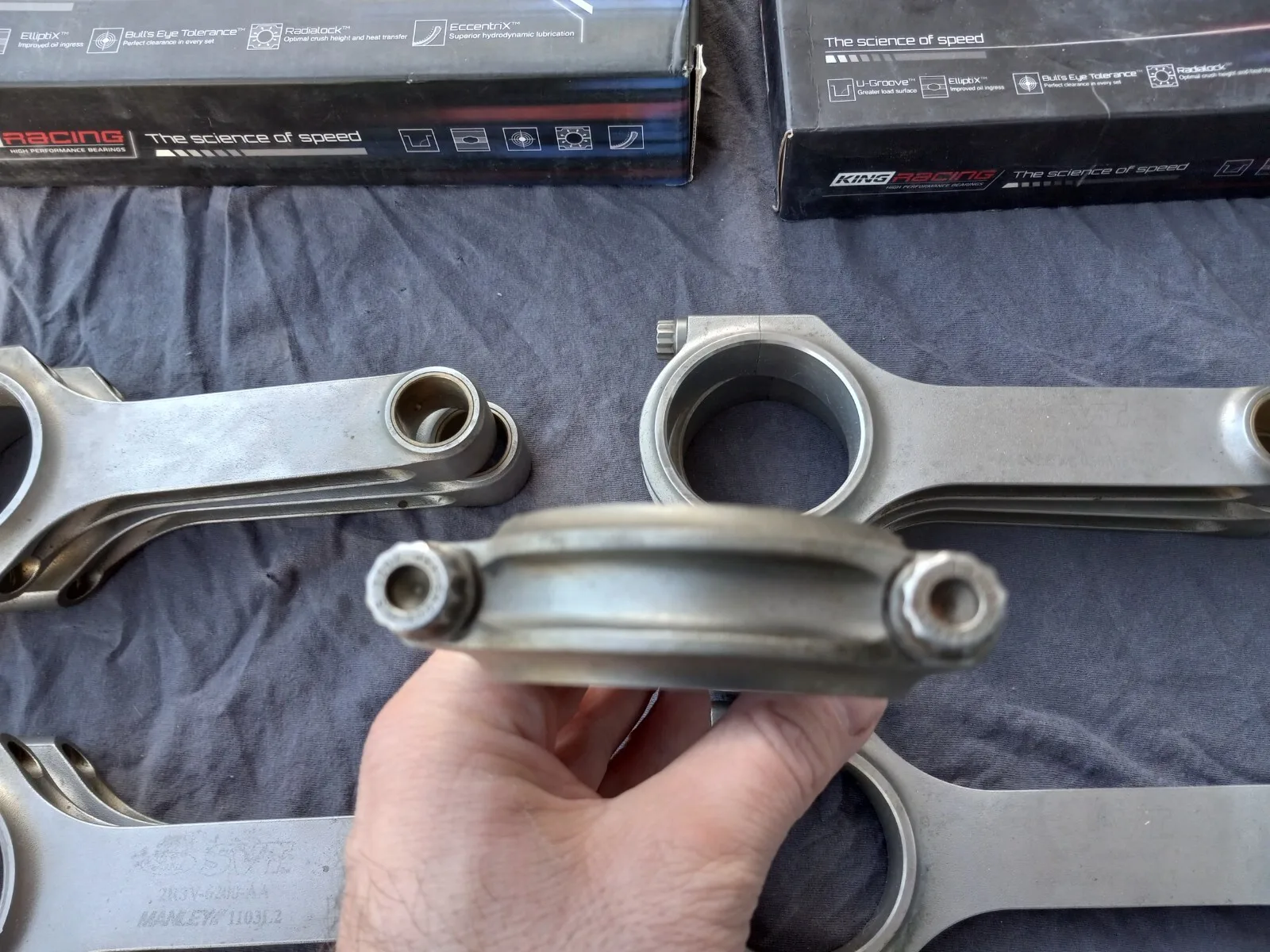 2003-2004 Ford Mustang Cobra Engine Motor Connecting Rods 32V 4V 4.6L SVT 03 04 - Image 4