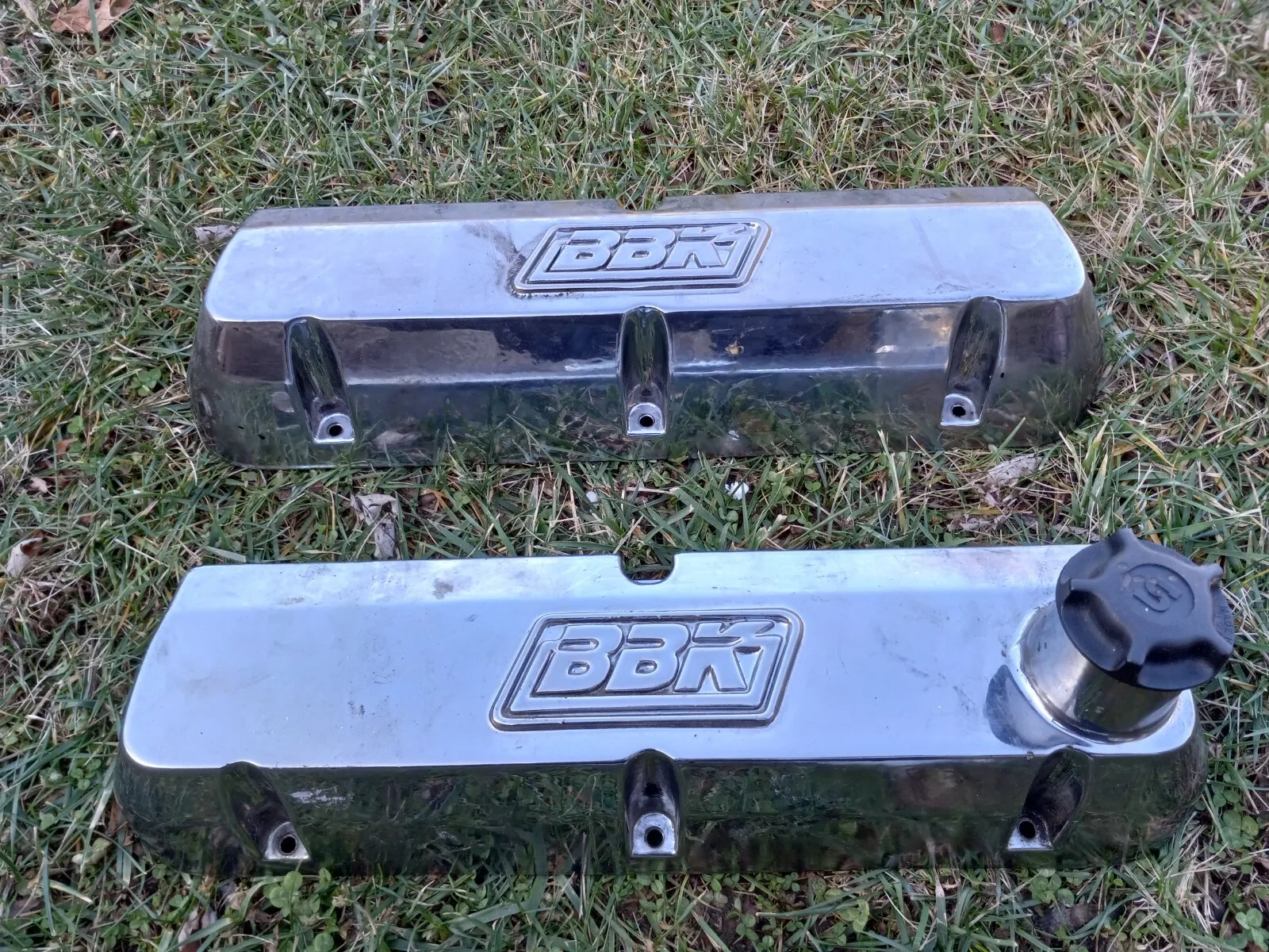 1986-1993 Ford Mustang 5.0L BBK Aluminum Valve Covers 302 EFI GT40 GT Cobra 302
