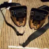 1990-1993 Ford Mustang BLACK OEM Seat belts LX Coupe Notchback Upper Rear ONLY