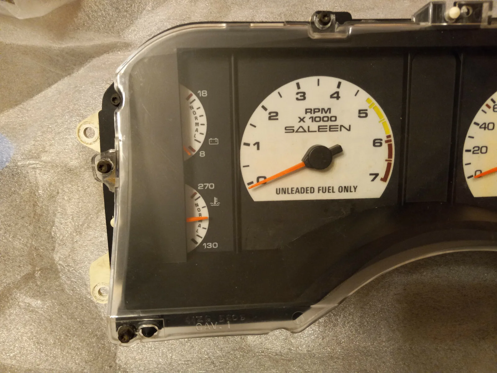 1990-93 MUSTANG LX GT 200 MPH Saleen Cobra SPEEDOMETER GAUGE INSTRUMENT CLUSTER - Image 2