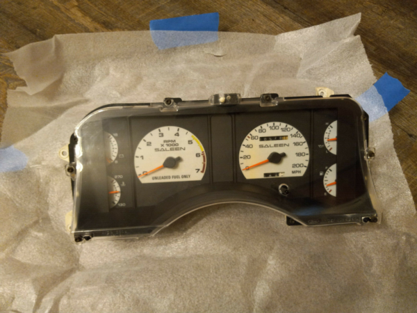 1990-93 MUSTANG LX GT 200 MPH Saleen Cobra SPEEDOMETER GAUGE INSTRUMENT CLUSTER