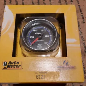 Autometer Gauge Auto Meter Part # 6121 Oil pressure gauge