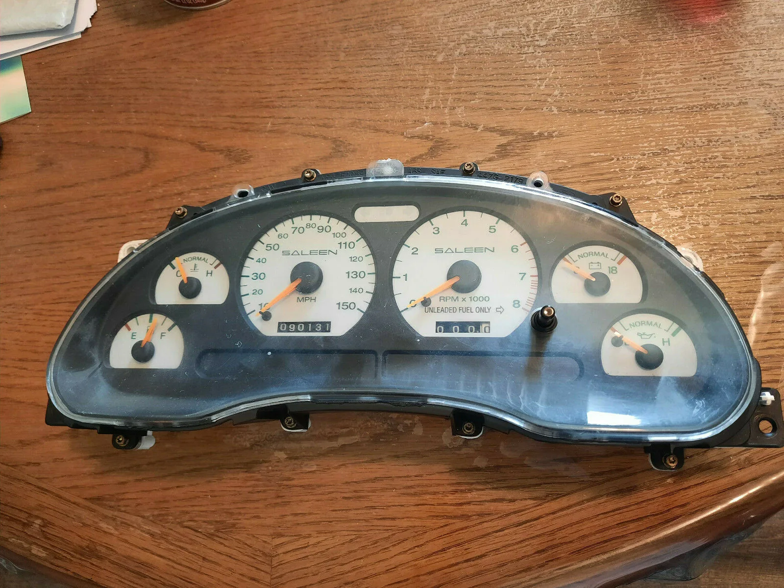 1996-1998 Ford Mustang 4.6L Saleen Speedometer Instrument Cluster Gauges Cobra