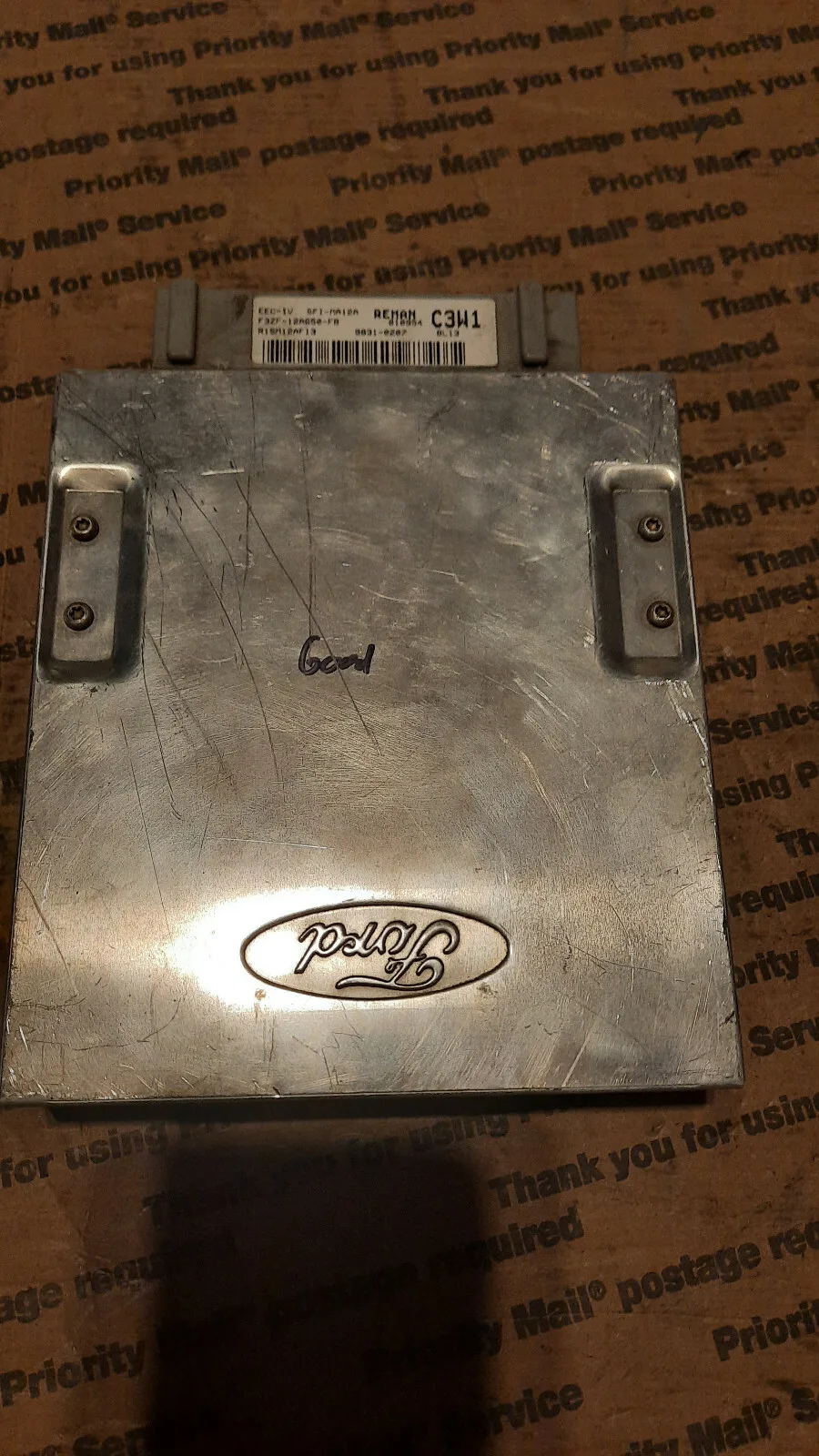 Ford C3W1 Foxbody 89-93 Mustang 5.0L Mass Air Engine Computer ECU ECM GT40 Cobra