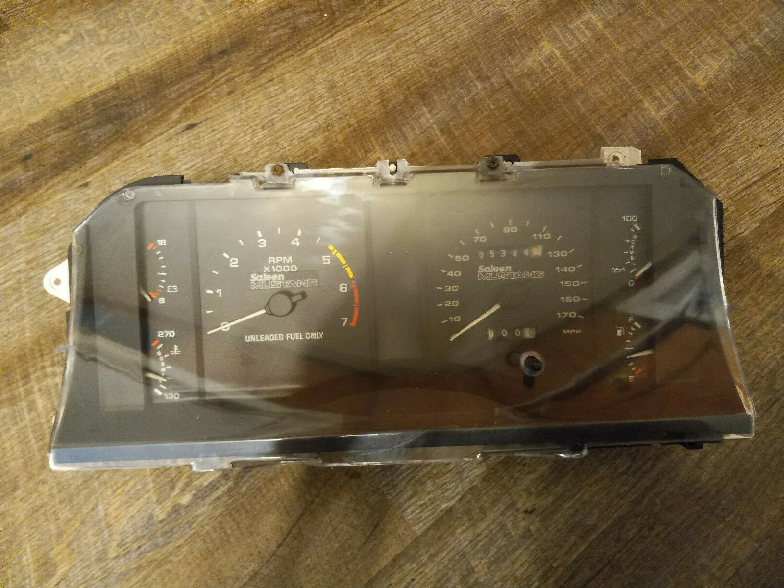 1987-89 MUSTANG LX GT 170 MPH Saleen Cobra SPEEDOMETER GAUGE INSTRUMENT CLUSTER - Image 4