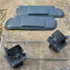 1983-1993 Ford Mustang 5.0L Black Vinyl Convertible Sun visors 5.0L Cobra GT