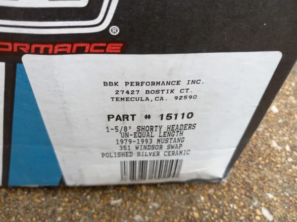 1986-1993 Ford Mustang 5.8L BBK 351W Swap Headers Cobra GT40 302 V8 Part #15110 - Image 2