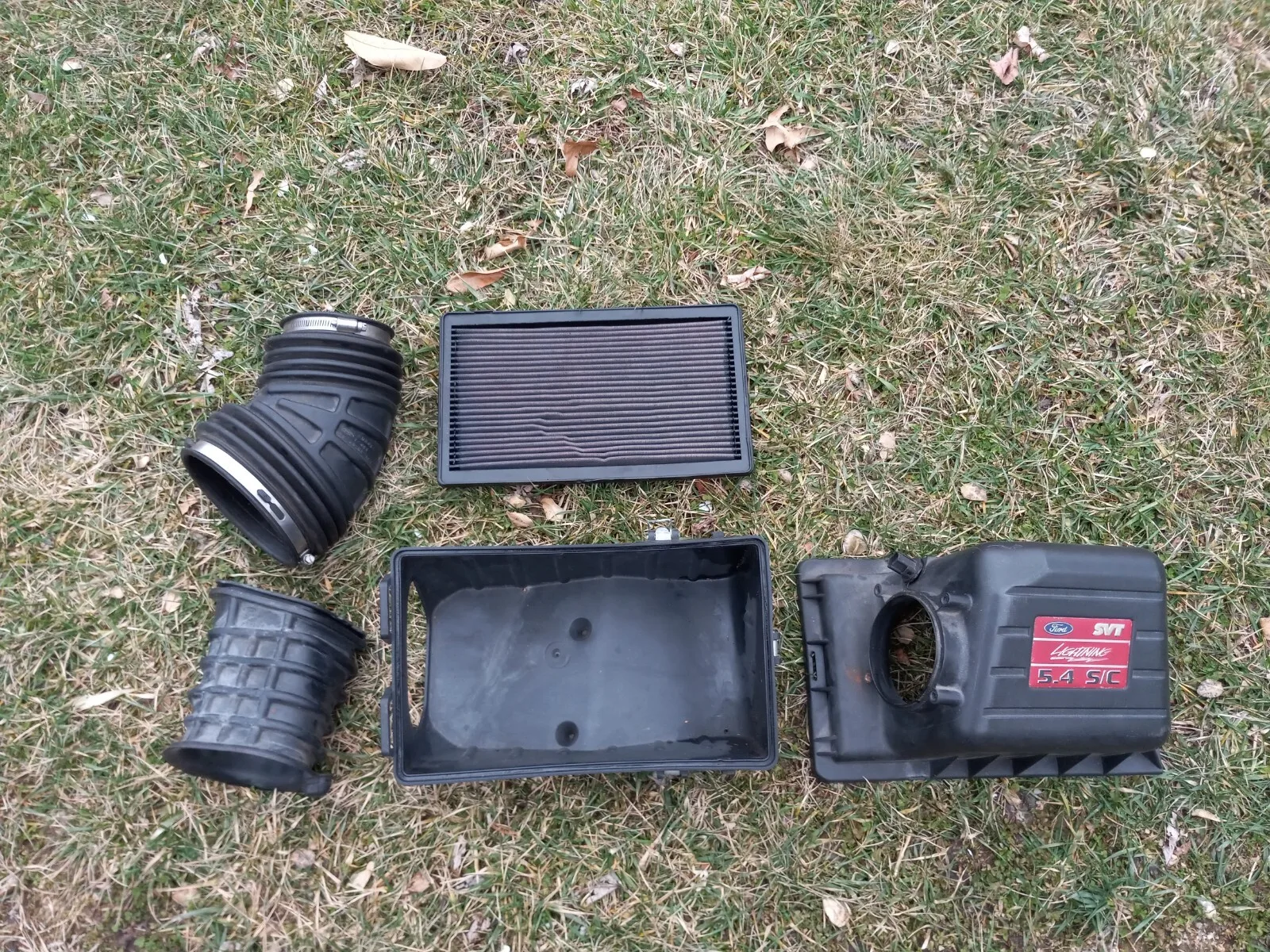 1999-2004 Ford Lightning Intake Air Box 5.4L SVT OEM Supercharger K&N Filte F150