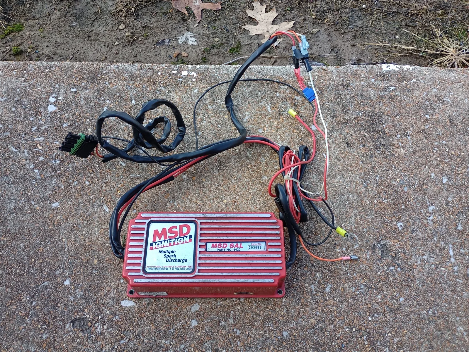 MSD 6AL Spark Box Ford Mustang Chevrolet Camaro Firebird Corvette Charger Cobra