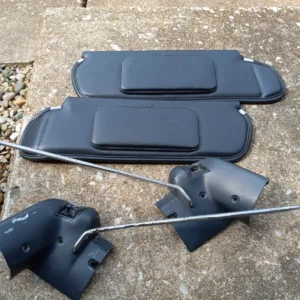 1983-1993 Ford Mustang 5.0L Black Vinyl Convertible Sun visors 5.0L Cobra GT