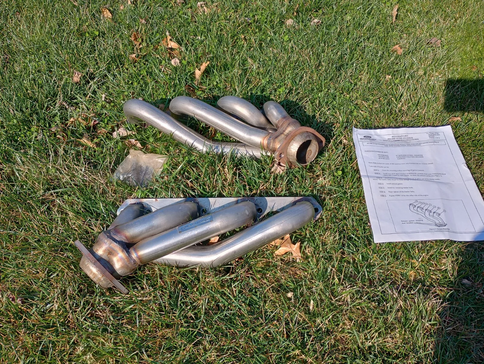 1986-1993 Ford Mustang 5.0L Ford Motorsport Headers Cobra GT40 302 V8 GT LX SVT