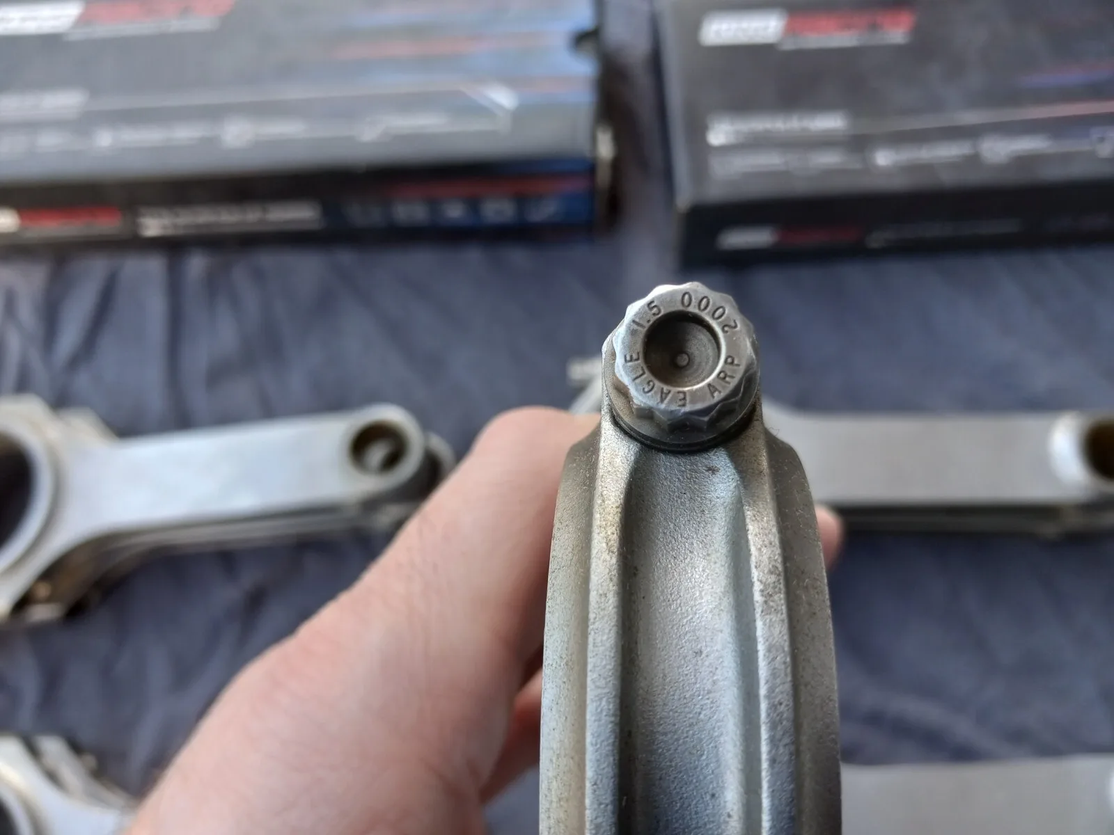 2003-2004 Ford Mustang Cobra Engine Motor Connecting Rods 32V 4V 4.6L SVT 03 04 - Image 5