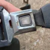 1990-1993 Ford Mustang BLACK OEM Seat belts LX Coupe Notchback Upper Rear ONLY