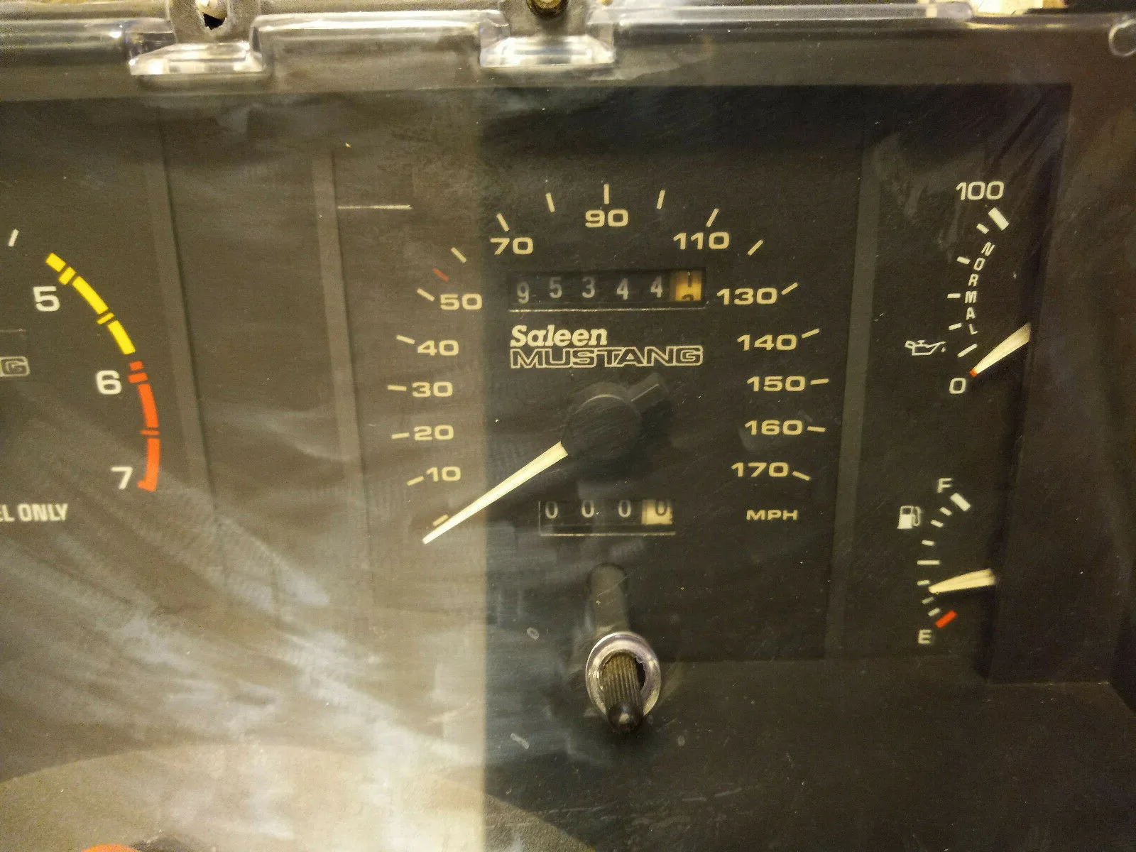1987-89 MUSTANG LX GT 170 MPH Saleen Cobra SPEEDOMETER GAUGE INSTRUMENT CLUSTER - Image 2