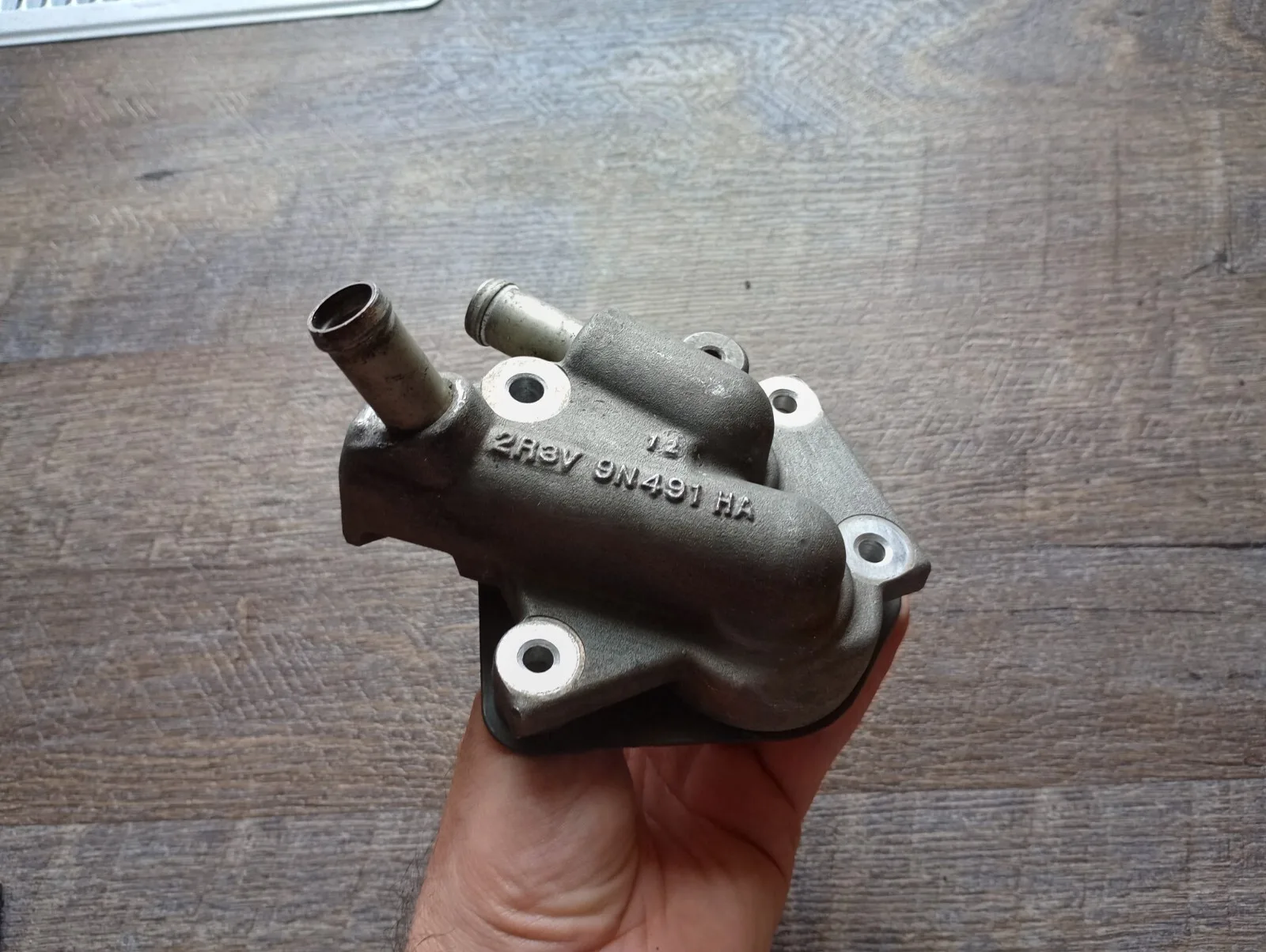 2003 2004 03-04 Ford Mustang SVT Cobra 4.6 Supercharger Intercooler Adapter 32V - Image 3