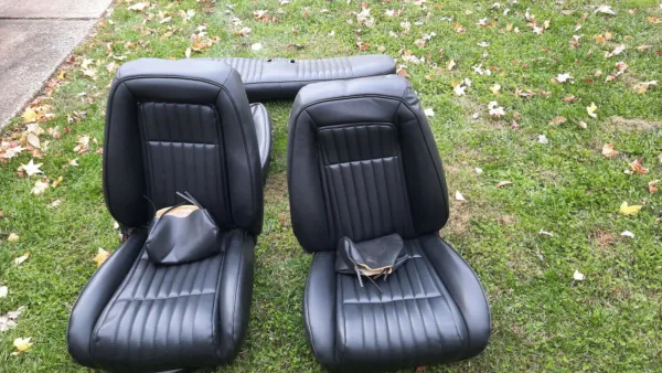 1987-1993 Ford Mustang 5.0L Front & Rear Seats Black Hatchback Reconditioned GT