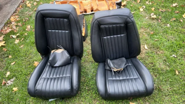 1987-1993 Ford Mustang 5.0L Front & Rear Seats Black Hatchback Reconditioned GT