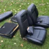 1987-1993 Ford Mustang 5.0L Front & Rear Seats Black Hatchback Reconditioned GT