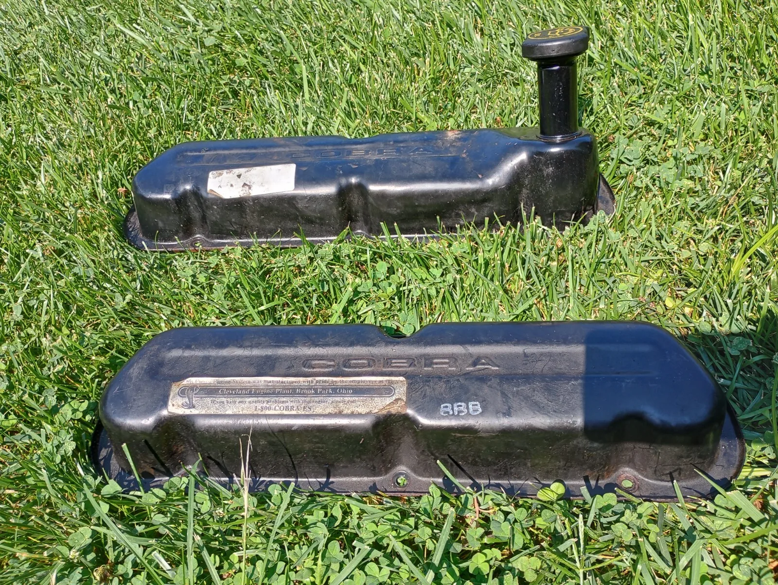 1994-1995 Ford Mustang 5.0L OEM Cobra Valve Covers 302 GT40 GT 302 - Image 2