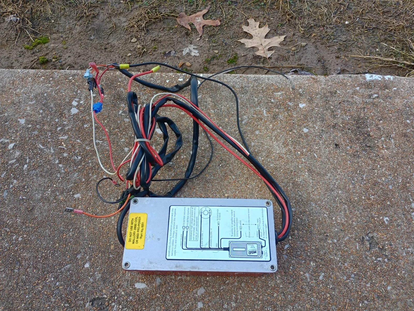 MSD 6AL Spark Box Ford Mustang Chevrolet Camaro Firebird Corvette Charger Cobra - Image 2