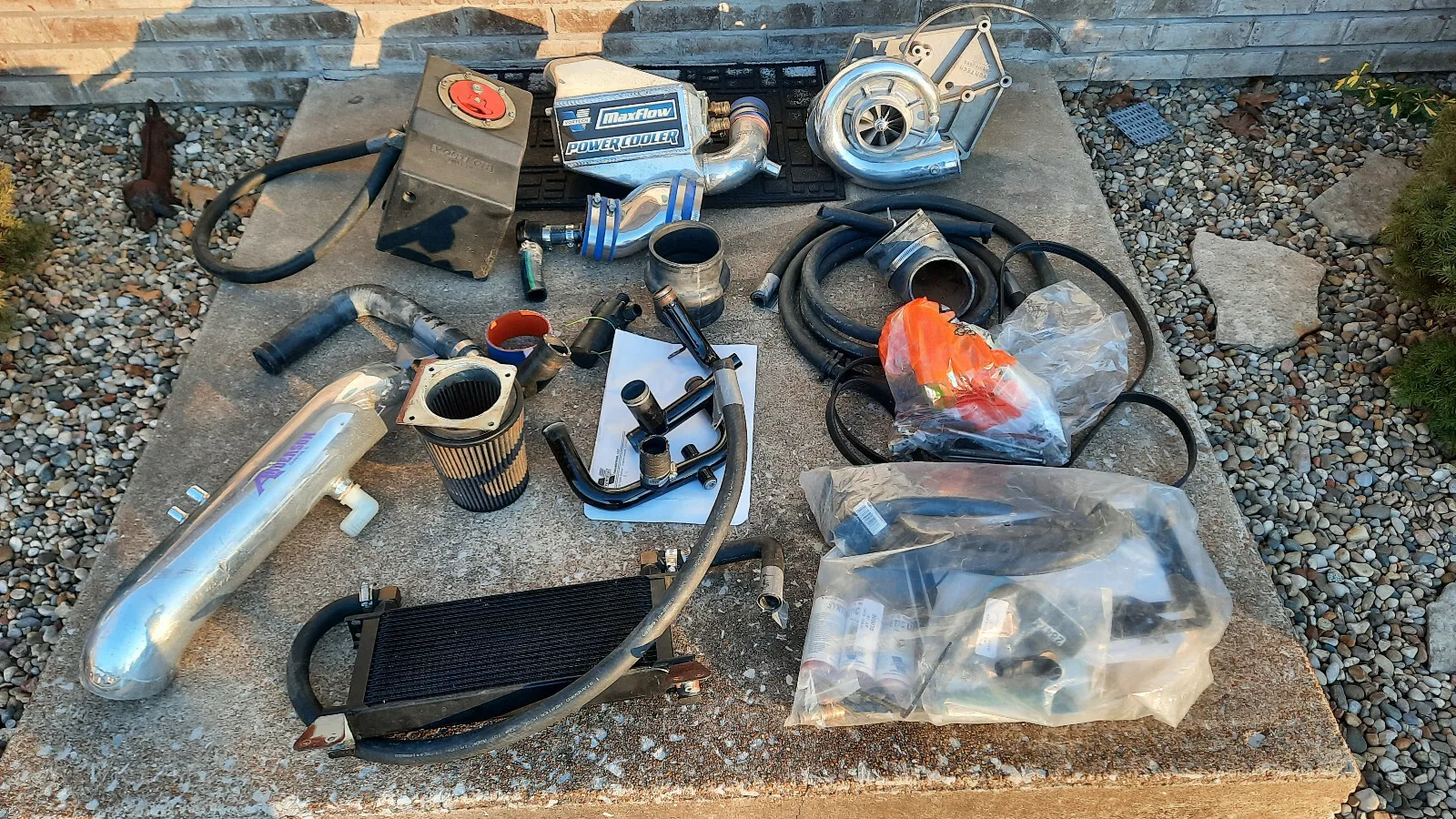 1996-1998 Ford Mustang Cobra 4.6L Vortech V3 Intercooler Supercharger Setup 4V