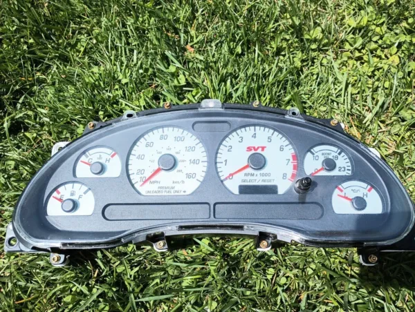 2003-2004 Ford Mustang 4.6L Cobra SVT Speedometer Instrument Cluster Gauges Teri - Image 2