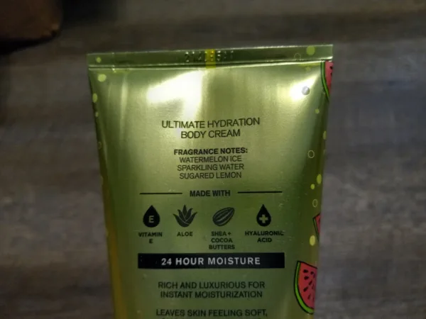 Bath & Body Works Watermelon Lemonade Body Cream 8oz Lotion Moisturizer