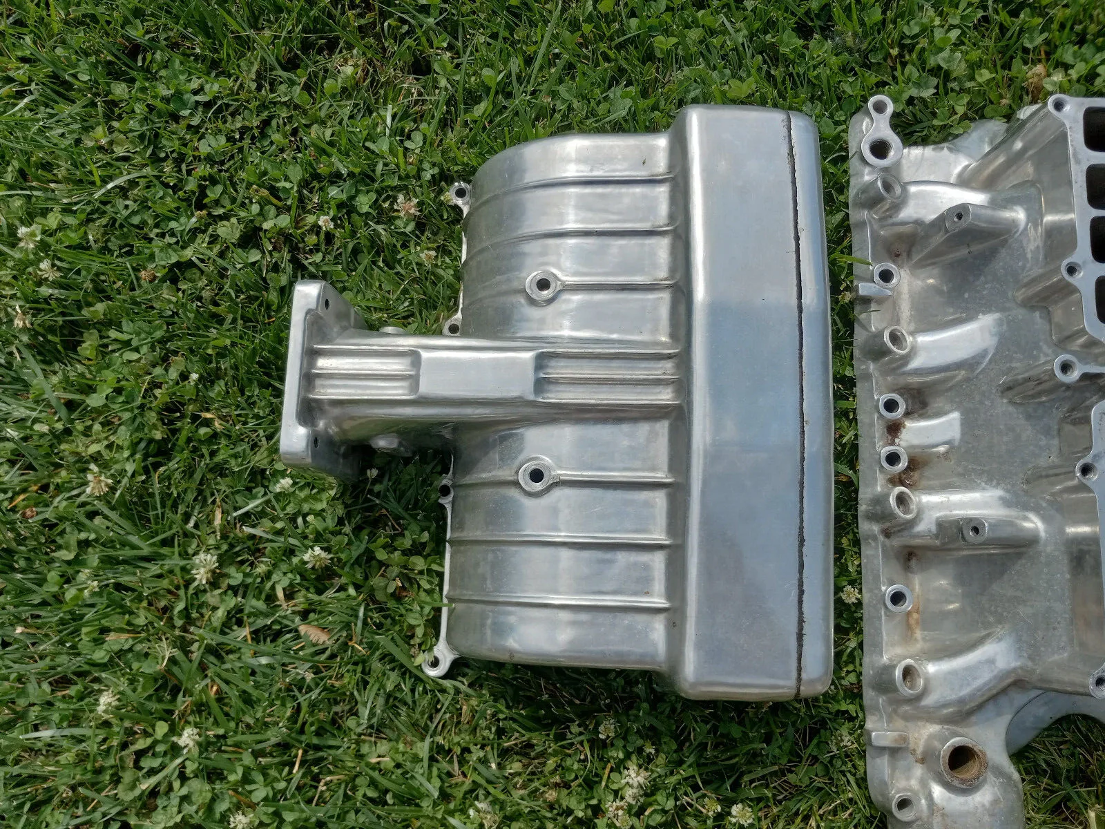 1993-1995 Ford Lightning 5.8L Polished Intake Manifold Mustang Cobra GT40 351W - Image 3