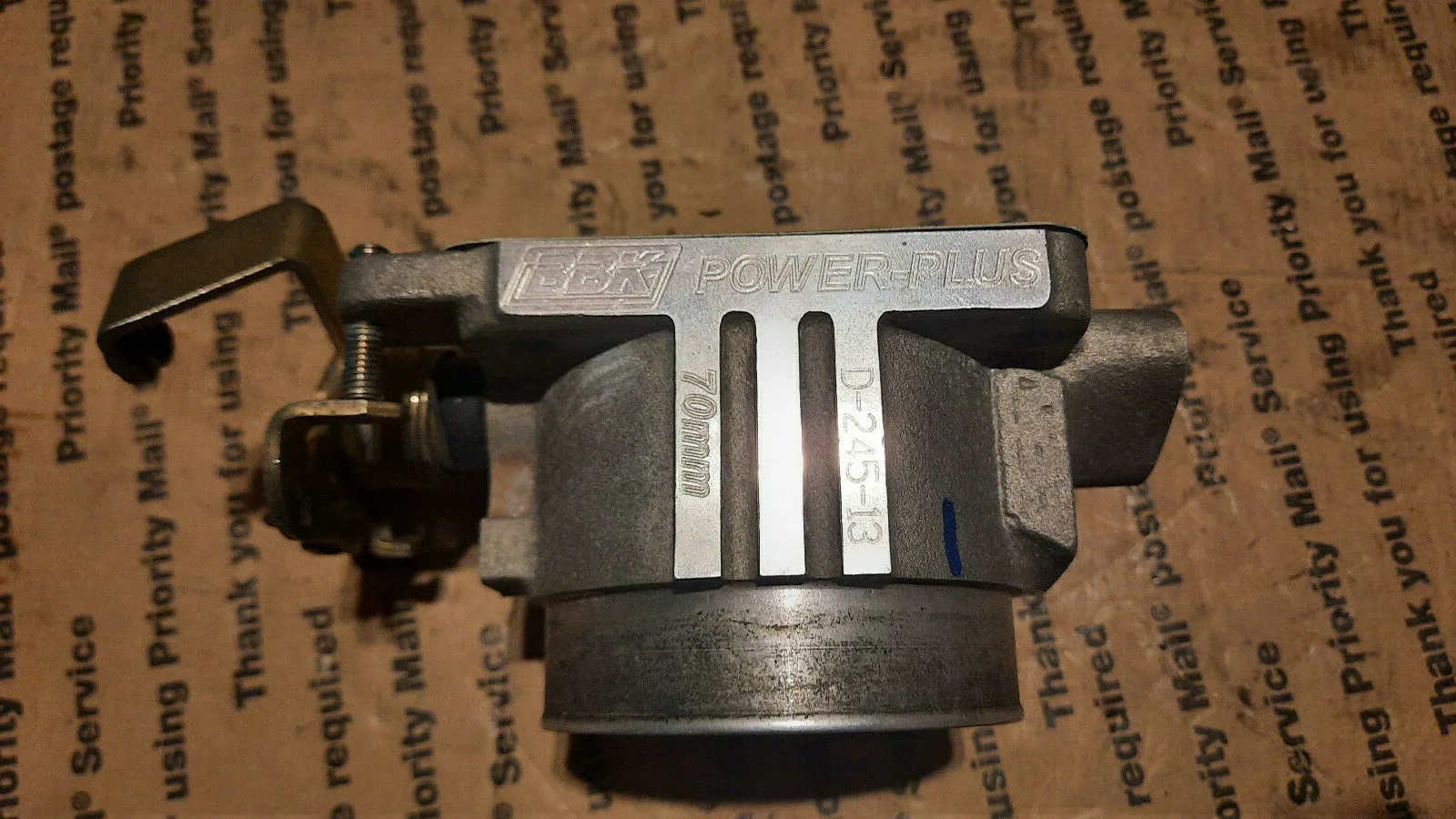 1996-2004 Ford Mustang 4.6L 70mm BBK Throttle Body and Plenum GT 2V PI