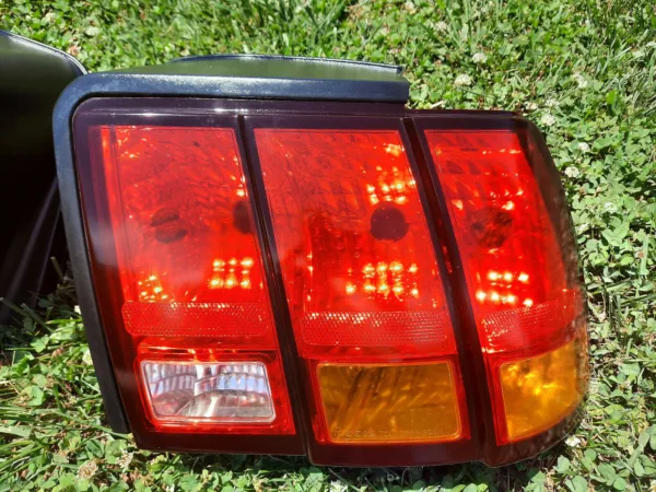 1999 2001 Ford Mustang COBRA Rear Tail Lights SVT 4.6L 99 01 4.6L 4V 32V Amber - Image 4