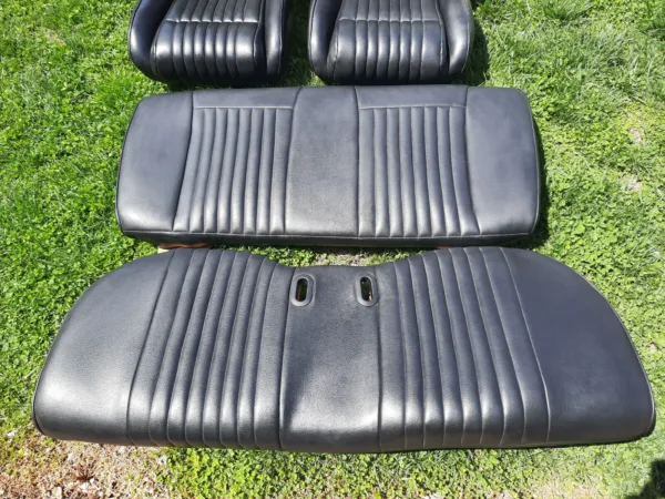 1987-1993 Ford Mustang 5.0L Front Rear seats Black Coupe Notch Reconditioned LX