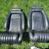 1987-1993 Ford Mustang 5.0L Front Rear seats Black Coupe Notch Reconditioned LX