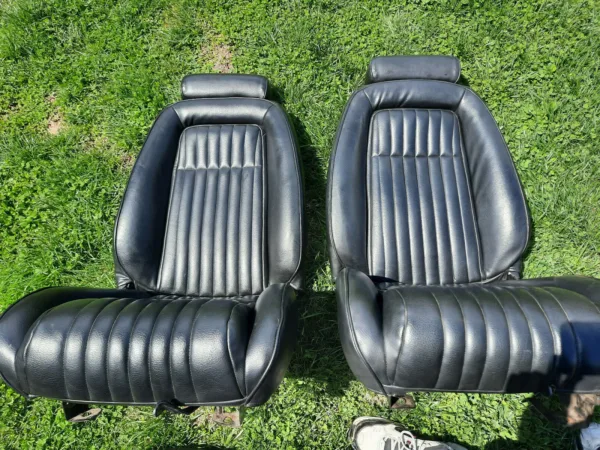 1987-1993 Ford Mustang 5.0L Front Rear seats Black Coupe Notch Reconditioned LX