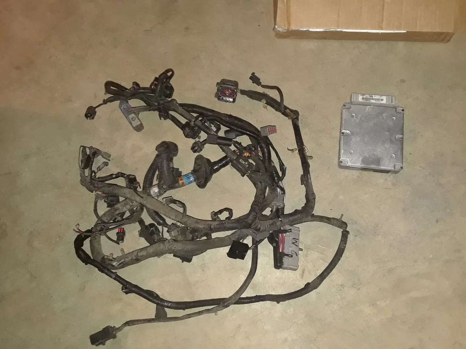 1994-1995 Ford Mustang 5.0L Engine Wiring Harness GT40 Cobra 302 with Computer