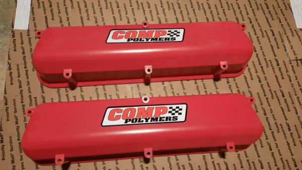 1986-1995 Ford Mustang 5.0L Comp Polymers Valve Covers 302 EFI GT40 Cobra GT LX