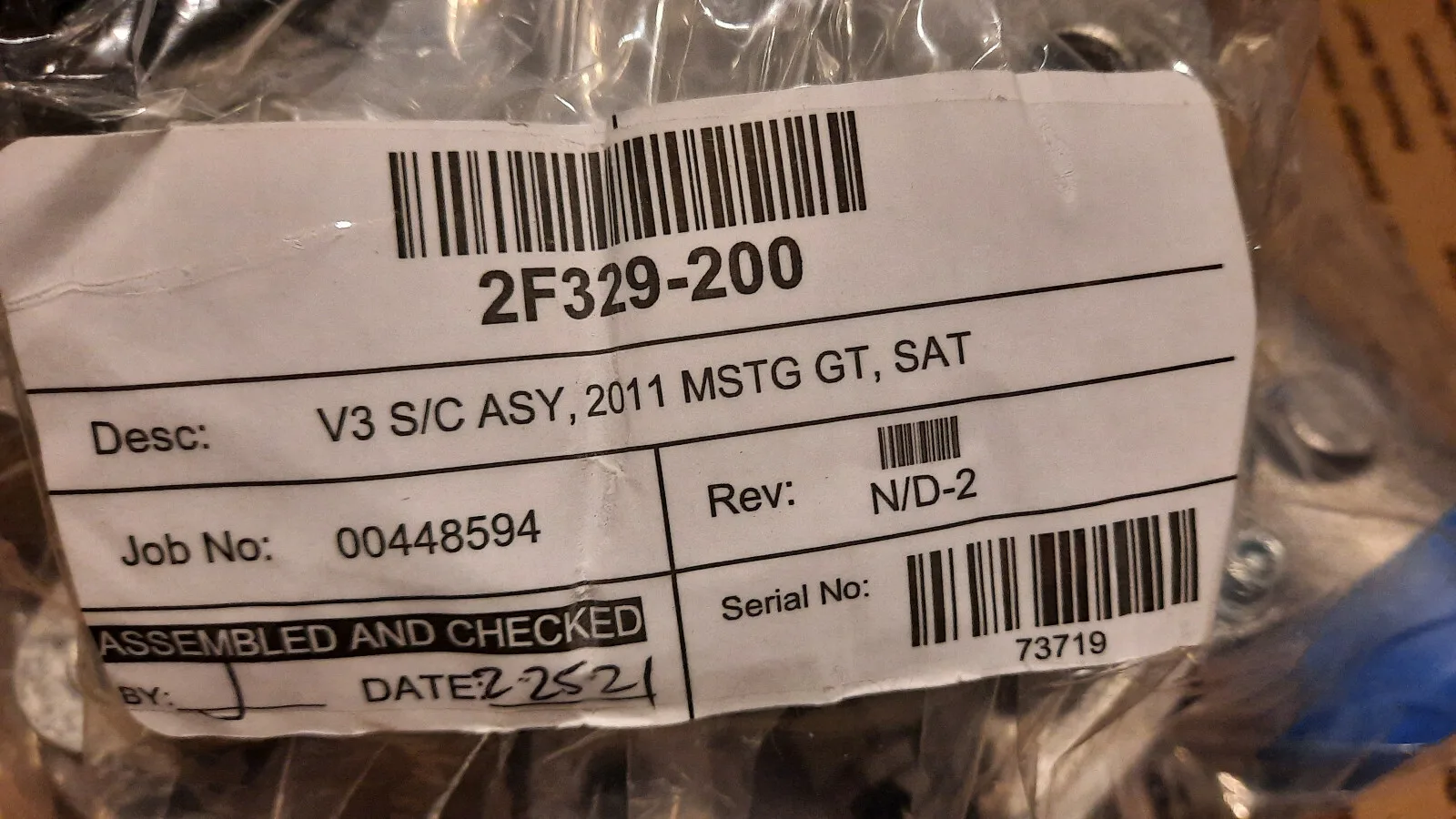 2011-2014 Ford Mustang GT Vortech Supercharger 5.0L V3 Si Head unit Coyote - Image 2