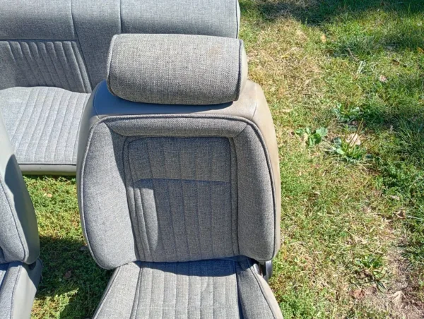 1987-1993 Ford Mustang 5.0L Front and Rear seats Gray Coupe Notchback LX