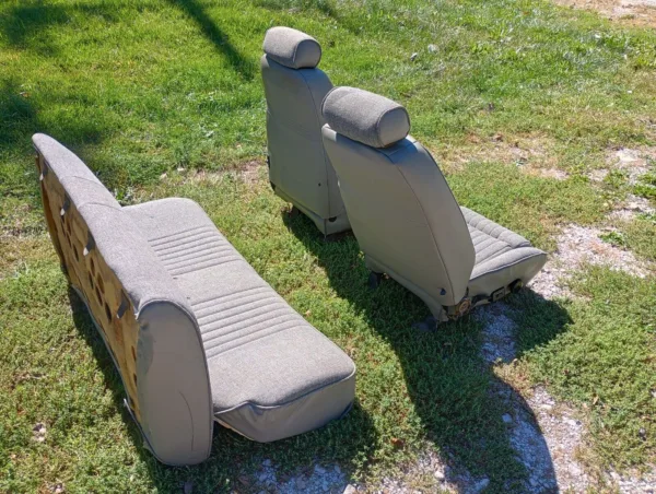 1987-1993 Ford Mustang 5.0L Front and Rear seats Gray Coupe Notchback LX