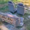 1987-1993 Ford Mustang 5.0L Front and Rear seats Black Coupe Notchback LX