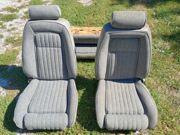 1987-1993 Ford Mustang 5.0L Front and Rear seats Gray Coupe Notchback LX