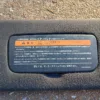 1994-1998 Ford Mustang 4.6L Black Export Sun visors (Japan) Cobra GT LX Coupe