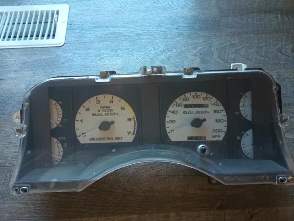 1990-93 MUSTANG LX GT 200 MPH Saleen Cobra SPEEDOMETER GAUGE INSTRUMENT CLUSTER - Image 10