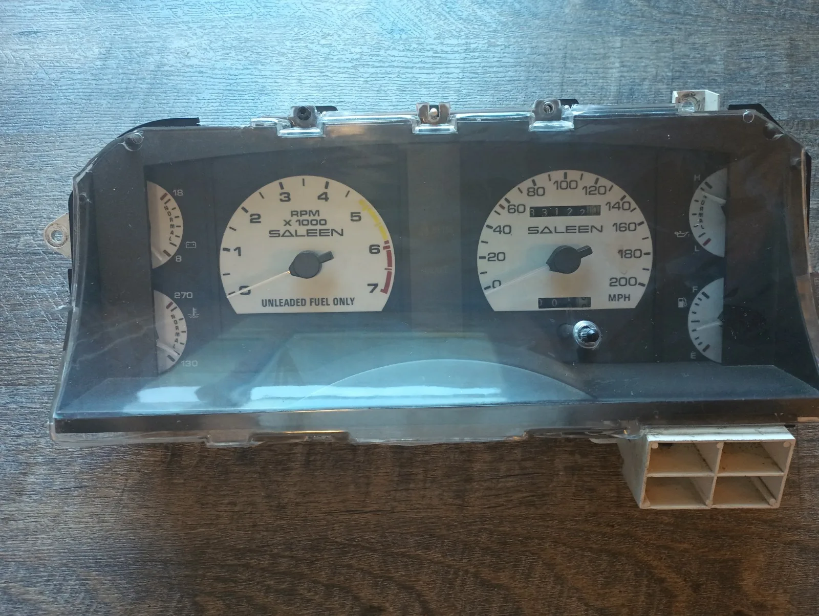 1987-89 MUSTANG LX GT 200 MPH Saleen Cobra SPEEDOMETER GAUGE INSTRUMENT CLUSTER